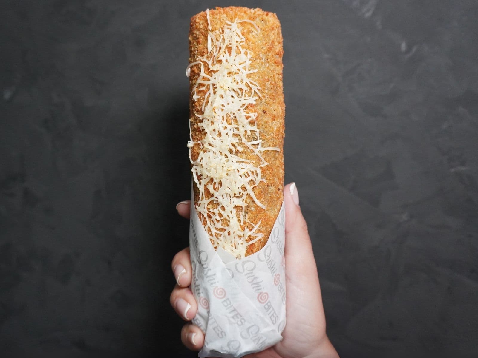 Gratin crab fried sushi handroll by Sushi Bites