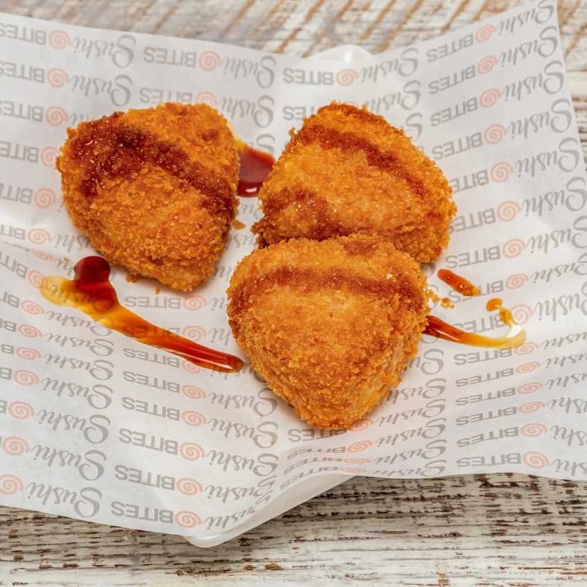 Tuna Yaki Onigiri grilled rice balls stuffed with tuna at Sushi Bites Tampa