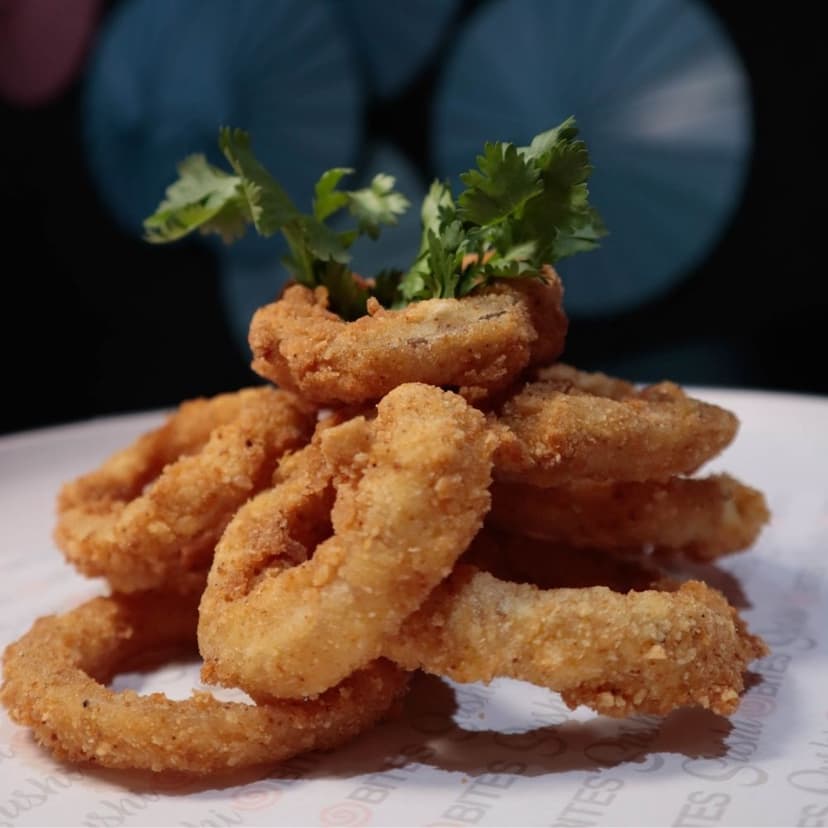 Calamari rings Italian-breaded crispy shareable at Sushi Bites Tampa